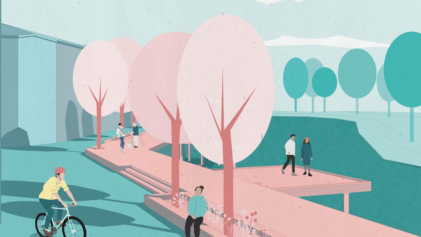 Vallgravsstråket, LINK Arkitektur