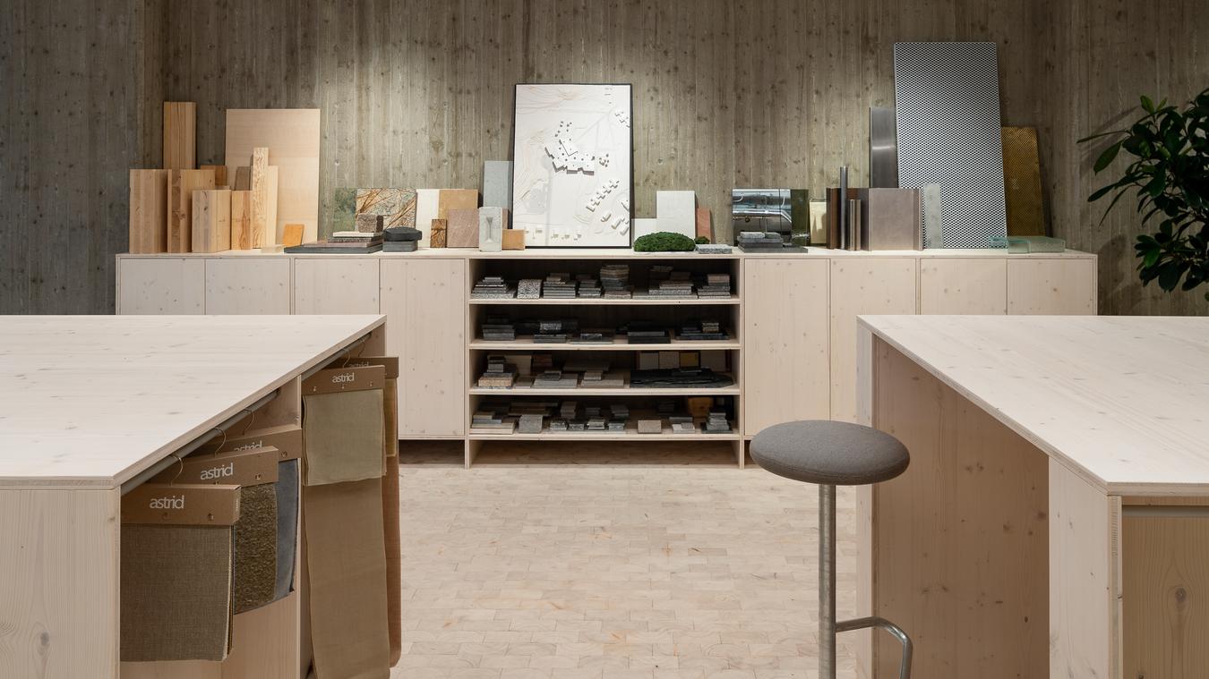 Materialebibliotek. Foto