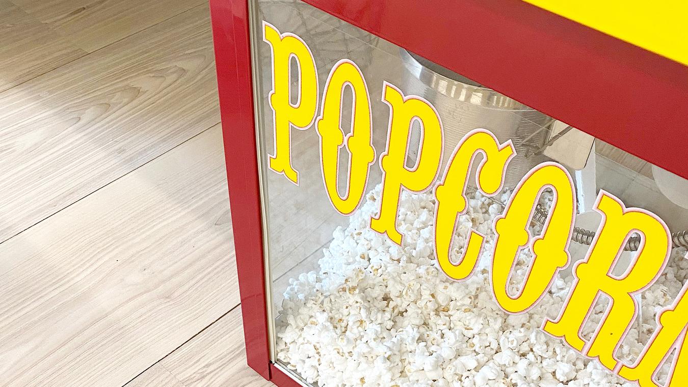 Popcornmaskin. Foto